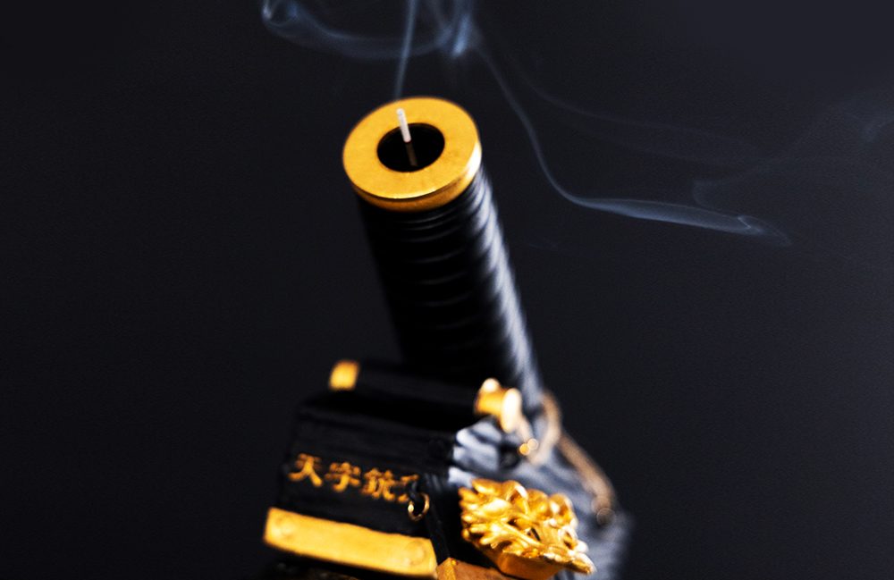 ‘天字銃筒’ 글자가 새겨진 천자총통 인센스 홀더
